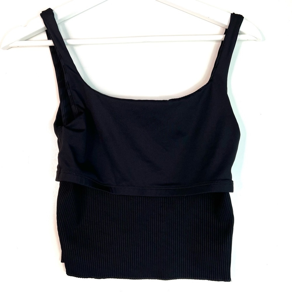 Carbon38 Zebra Stripe Print Crop Top Size Medium - image 6